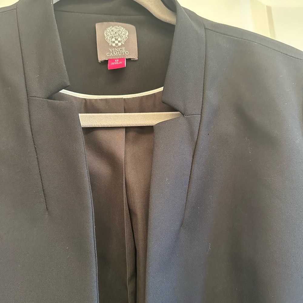 Vince Camuto Black Blazer Women’s Size 12 Like New - Picture 4 of 6